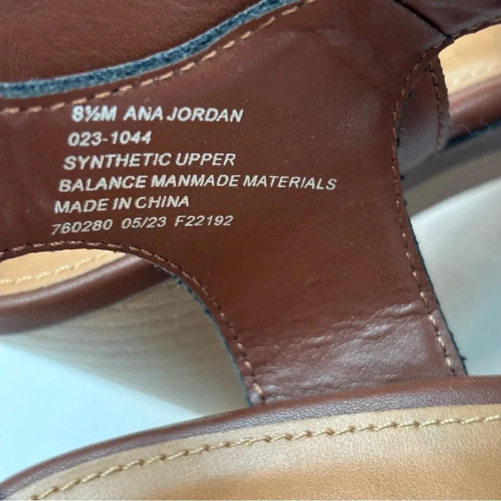 New a.n.a Brown Ana Jordan Fisherman Sandals - Picture 7 of 11